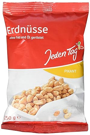 Jeden Tag Erdnusse Pikant Ohne Fett 150g Amazon De Lebensmittel Getranke