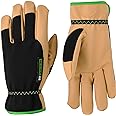 Hestra Job Duratan Breathable Natural Leather Work Glove | AX-Suede Glove for Power & Hand Tool & Equipment Operations