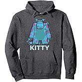 Disney Monsters Inc. Sulley Kitty Color Chalk Graphic Hoodie Pullover Hoodie