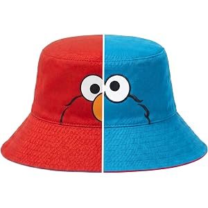 Spongebob TMNT Batman Elmo Kids Reversible Summer Bucket Beach Hats