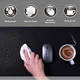 K KNODEL Desk Mat Blotter Dual-Sided PVC Leather 60x35cm Black view 4