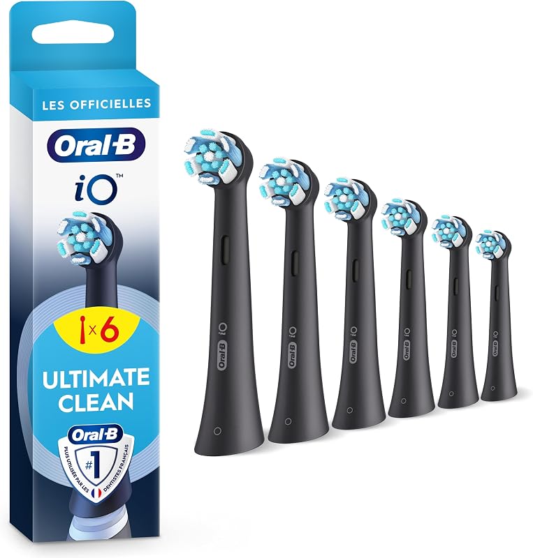 Brossettes de Rechange Ultimate Clean, lot de 6, Noires