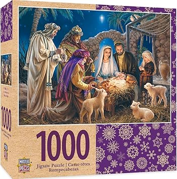 MasterPieces Holiday A Child is Born - Christ in Manger 1000 Piece Jigsaw Puzzle by Dona Gelsinger