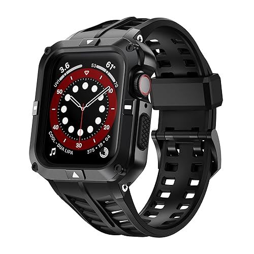 T-ENGINE Metal Case Compatible with Apple Watch Series 7/8/9 (45mm