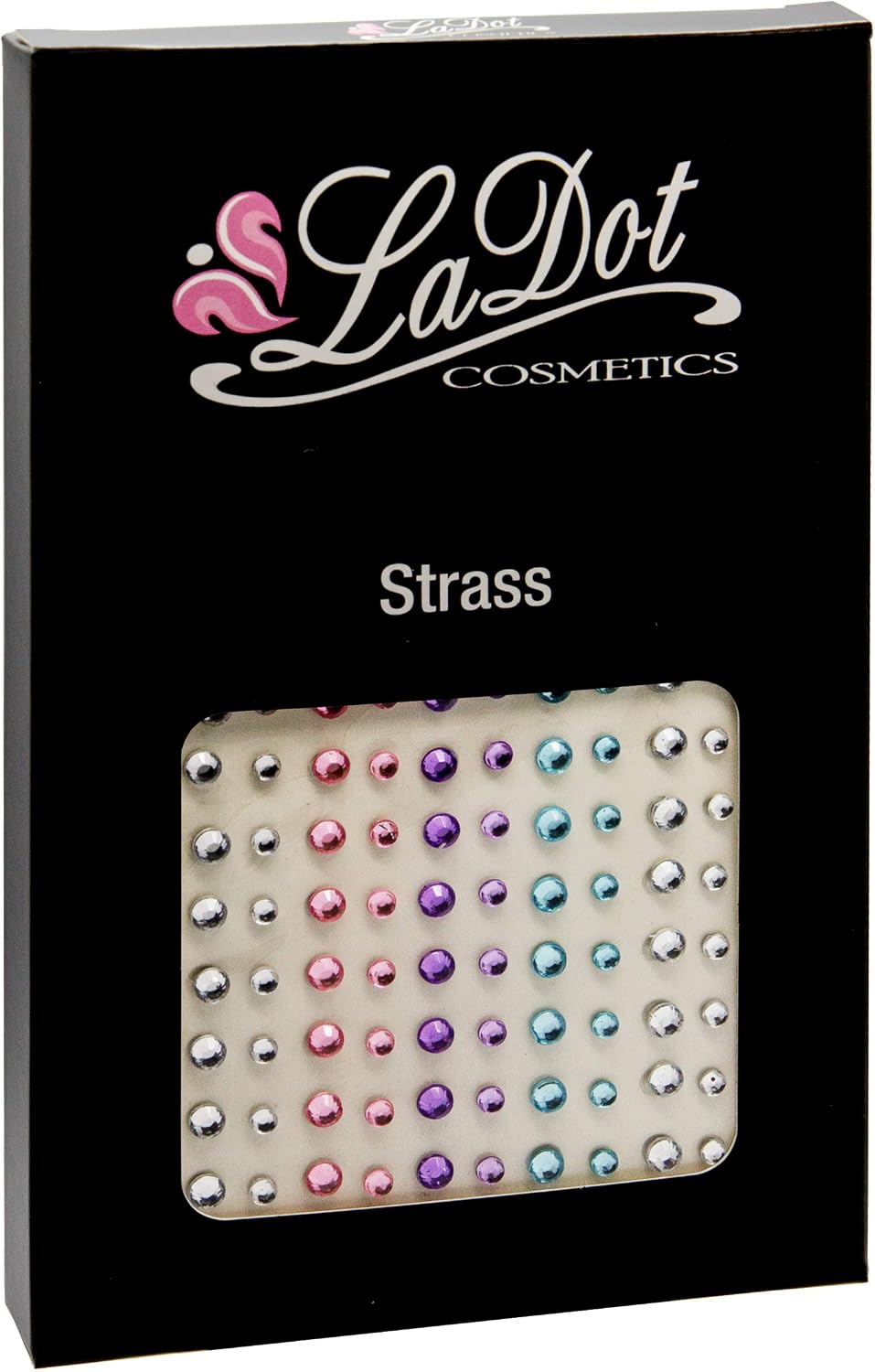 LaDot Body Strass Sticker Self Adhesive, Pastel Color