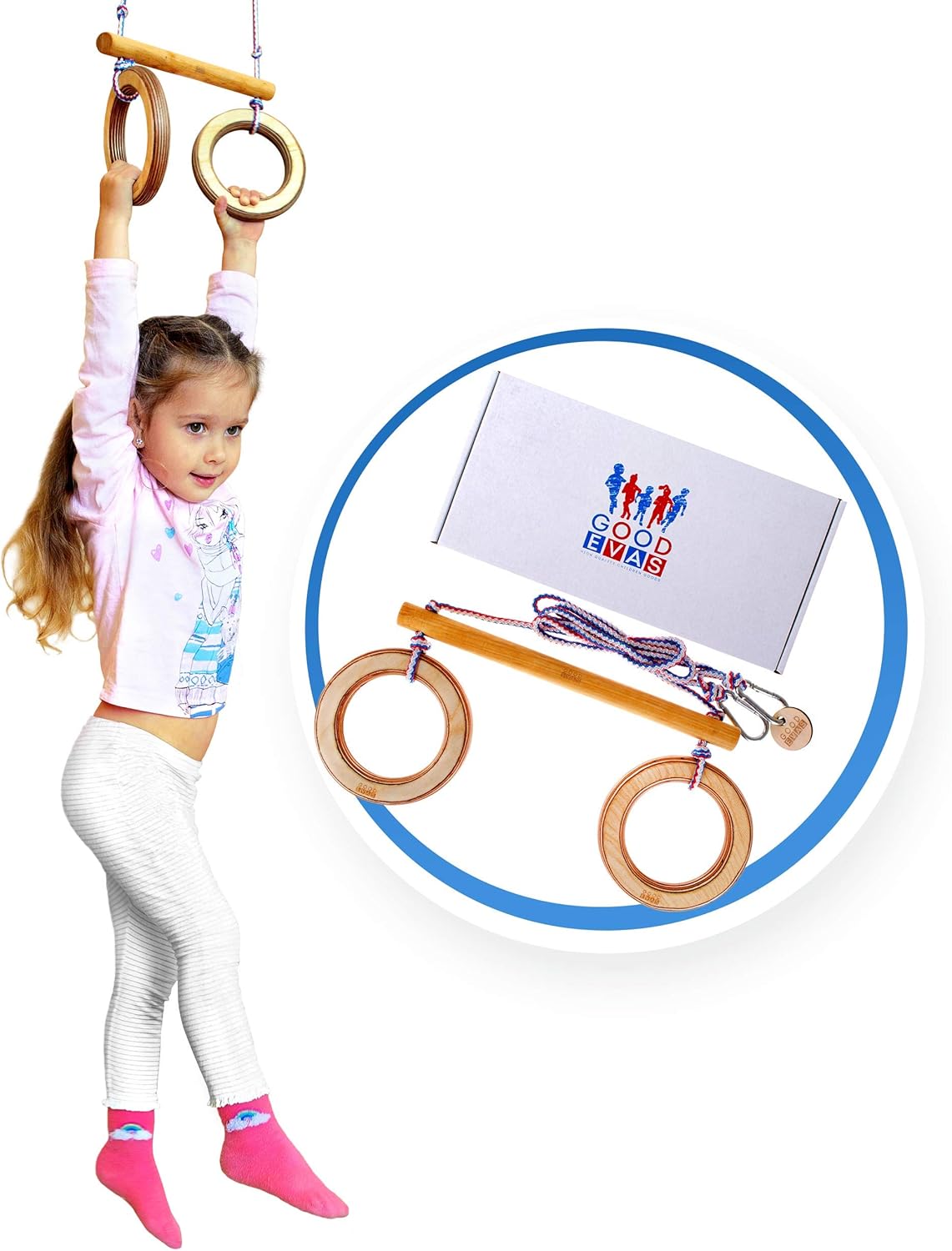 Swing set gymnastic rings Clearance