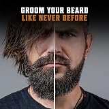 Viking Revolution Beard Brush & Pear Wood Comb Set with Travel Pouch view 6