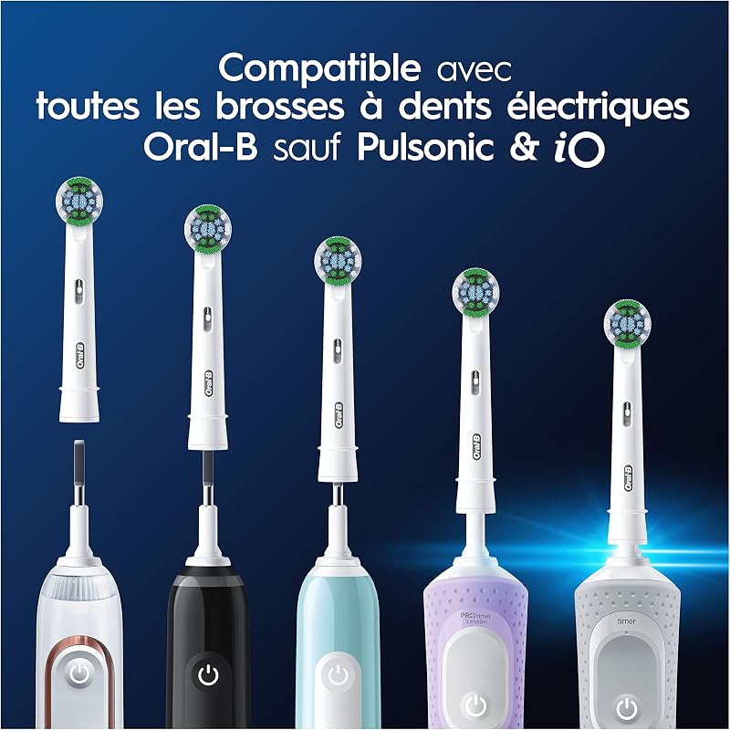 Brossettes de Rechange Précision Clean, lot de 12, Blanches