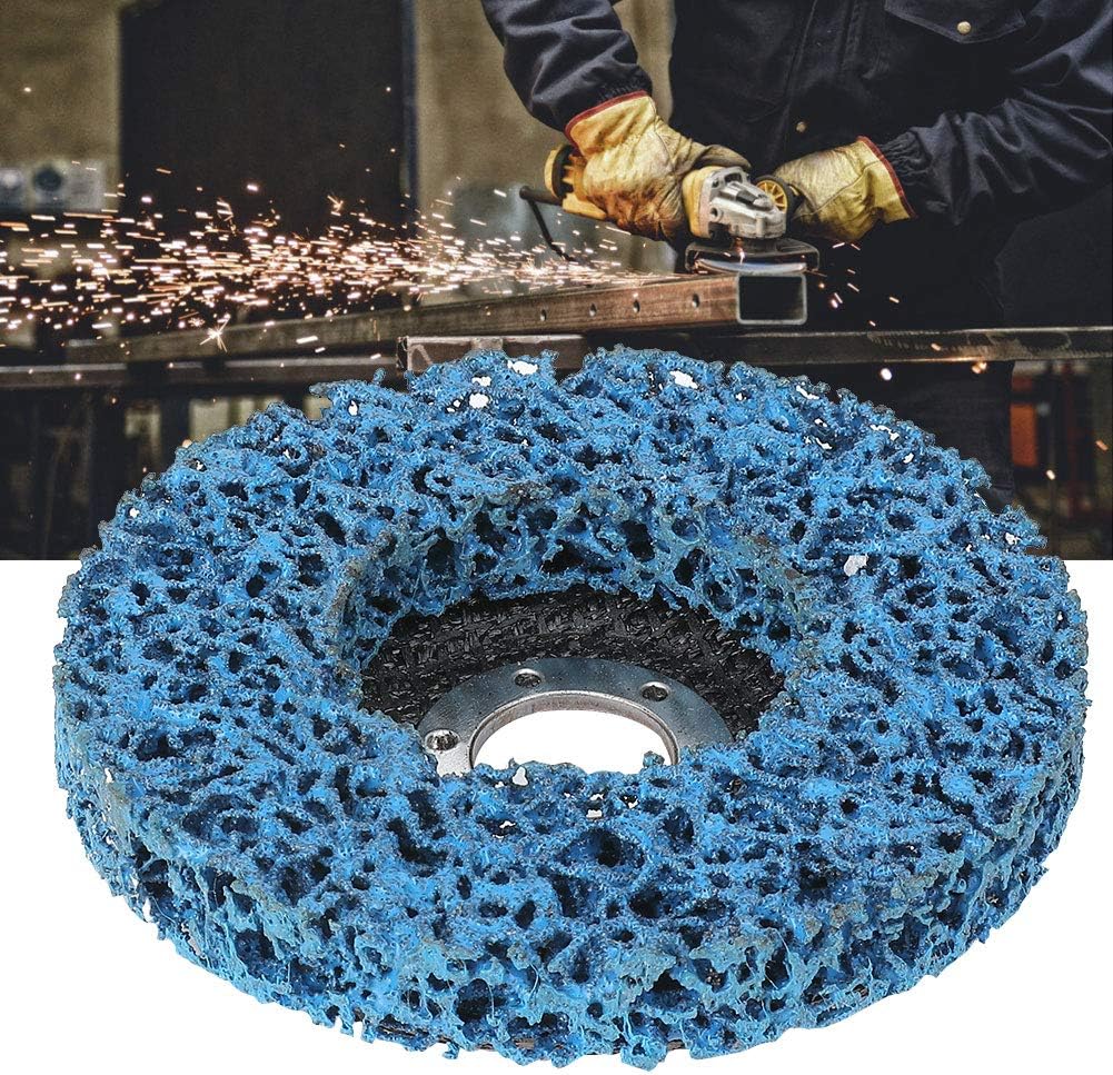 5pcs Poly Strip Abrasive Disc Rust Paint Remover Cleaning Grinding Wheel for Angle Grinder 115mm(115×14×22) - Image 5