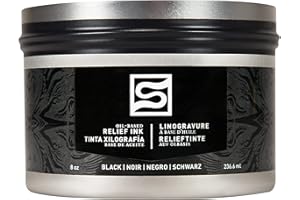 Speedball Oil Relief Ink, 8-Ounce, Black for Block Printing
