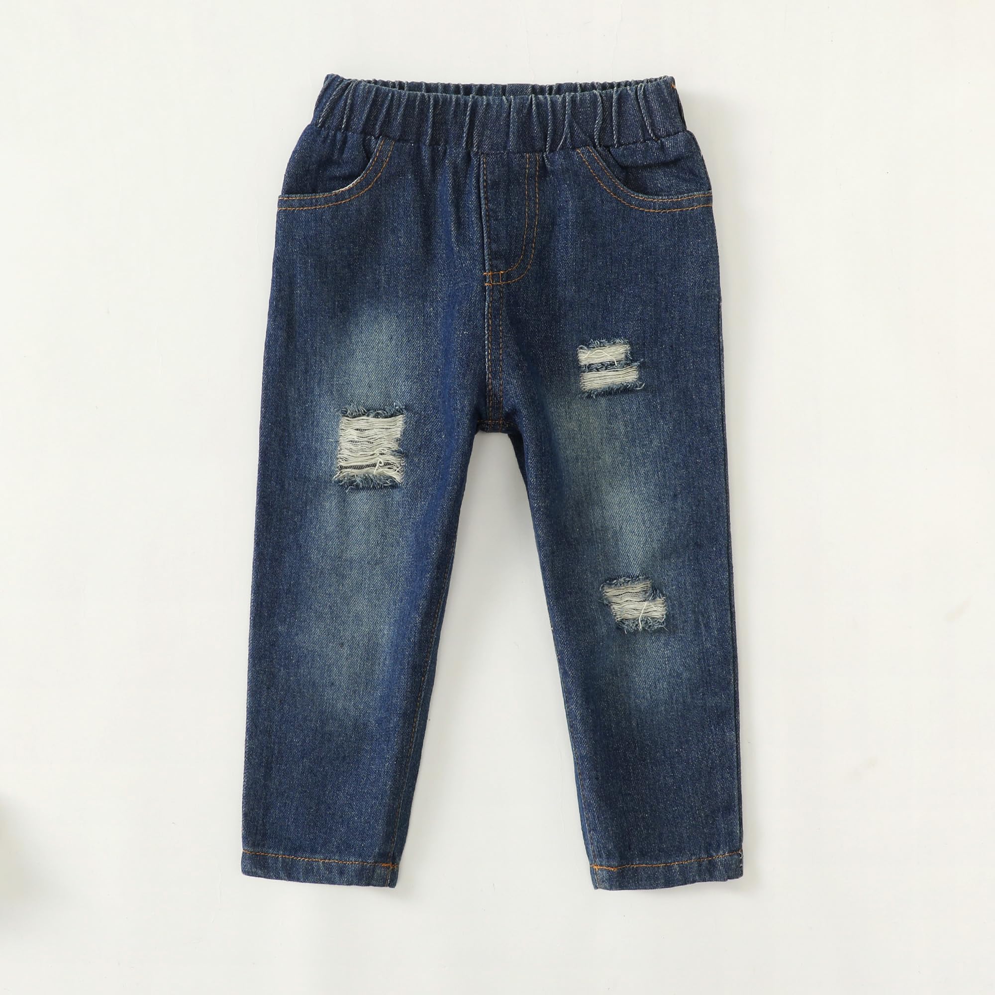 Toddler Boy Clothes Baby Boy Outfit Letter Prints Hoodies Top Ripped Jeans Cute Boys Clothing Set Fall Winter