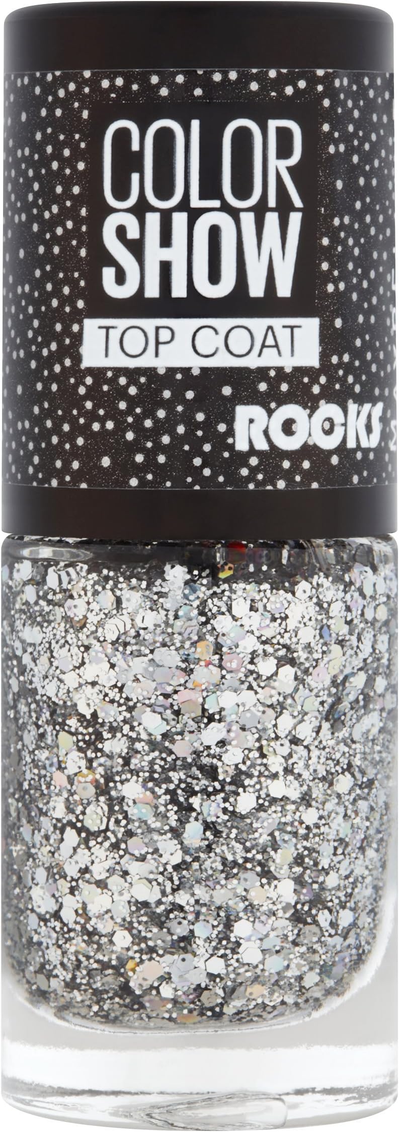 Maybelline Color Show Nail Polish 90 Crystal Rocks Pink Glitter 0.4 fl oz