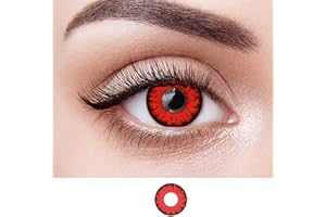 TREAYES Colored Contact Storage Organizer Case Beautiful Favor Halloween makeup to Party Cosplay