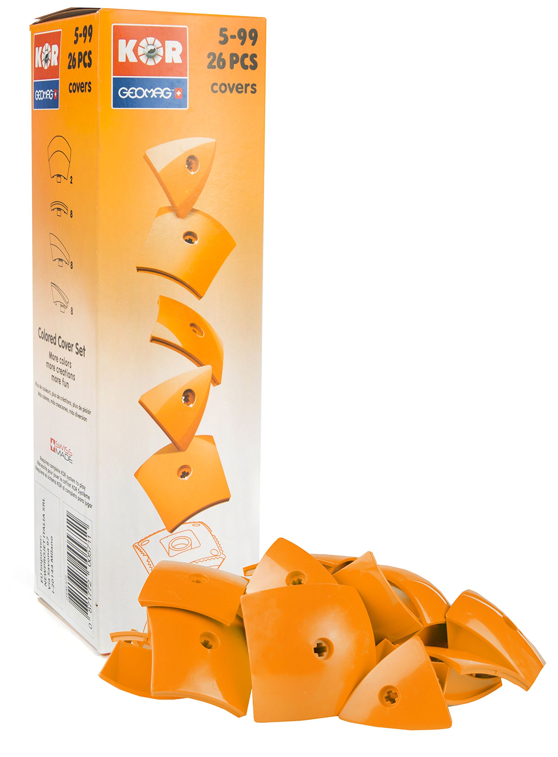 Geomag KOR Covers, Orange, 26 Piece Set, 571