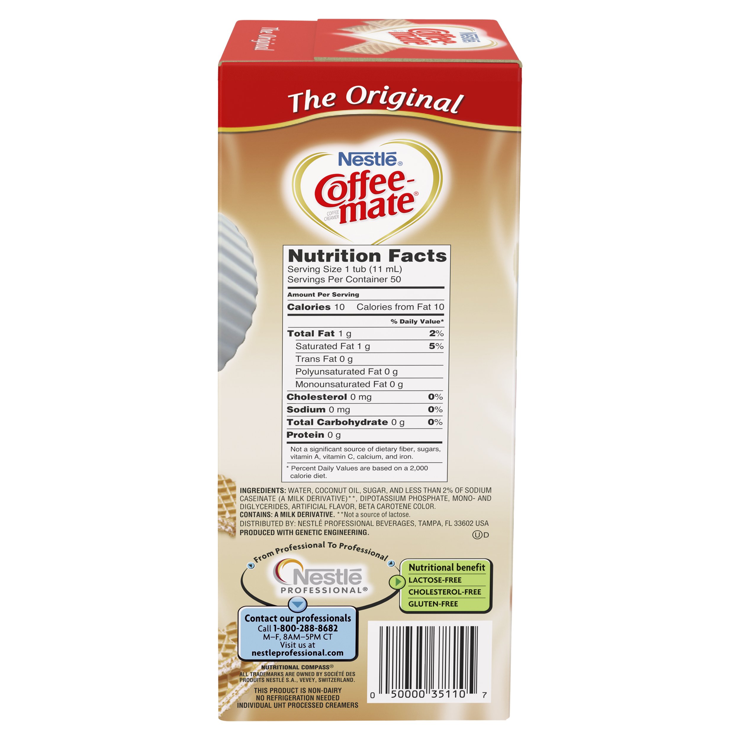 Nestle Coffeemate Coffee Creamer, Original, 0.375oz Liquid Creamer