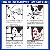 Mack's Snore Blockers Soft Foam Earplugs 12 Pairs 32 dB NRR Doctor Recommended view 6