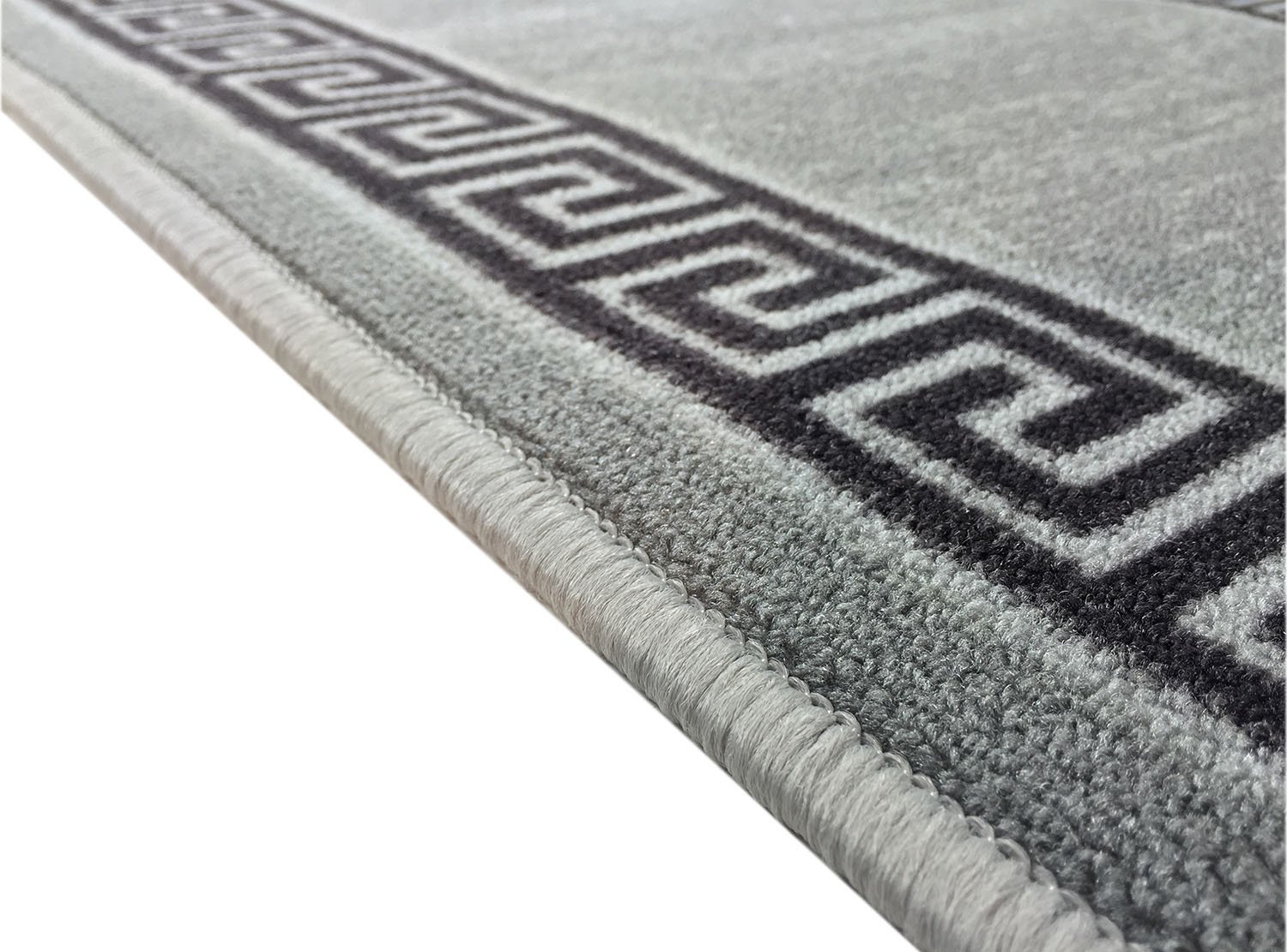 Runners Home & Kitchen Meander Design Printed Slip Resistant Rubber