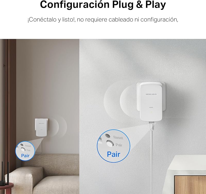 MP300 Kit - Powerline PLC, AV600, 300Mbps, Plug& Play