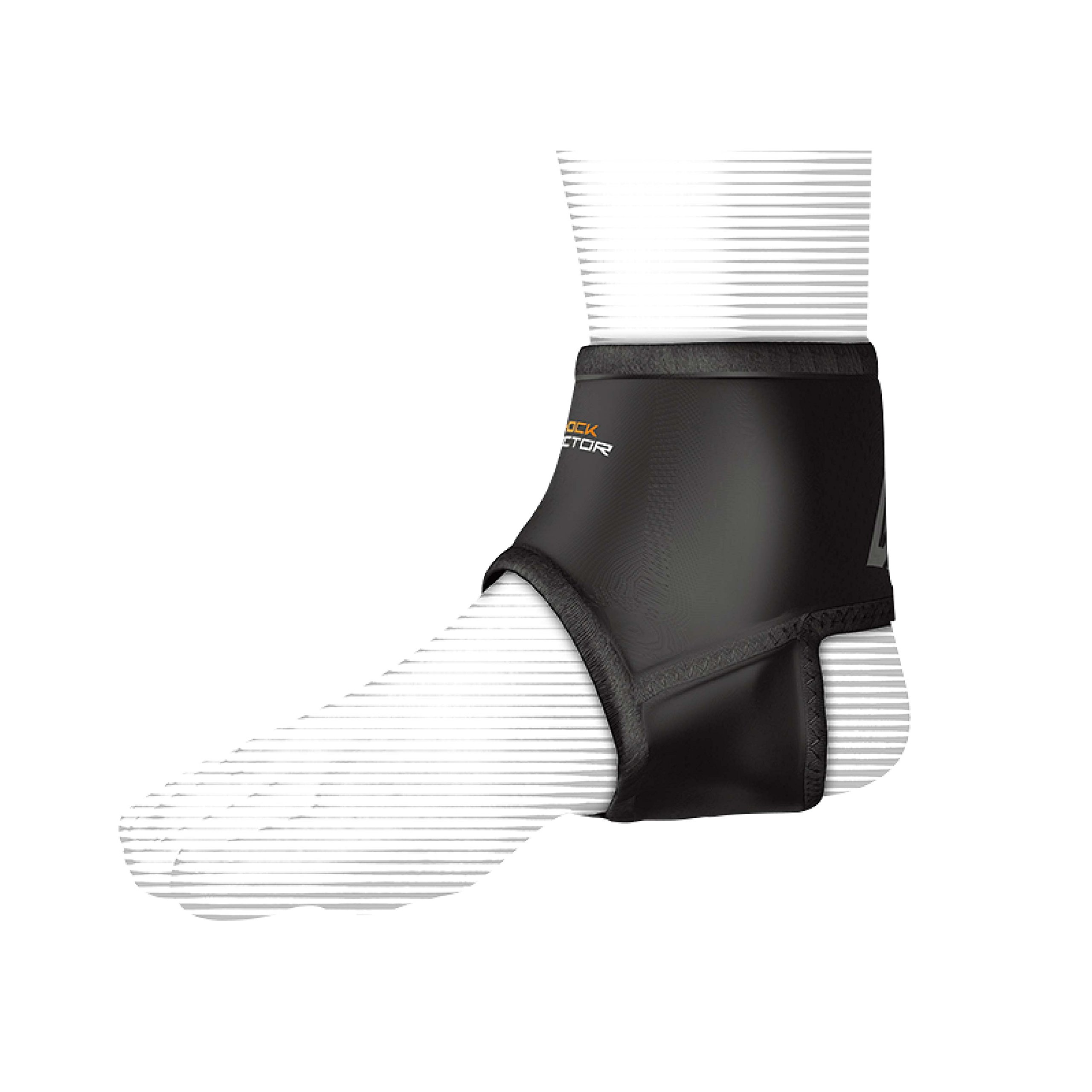 Shock Doctor Ankle Support Sleeve with Compression Fit - Black, Medium