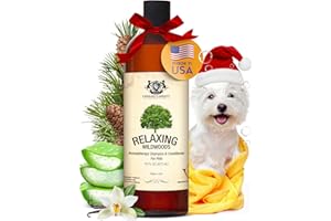GERRARD LARRIETT AROMATHERAPY PET CARE Dog Shampoo and Conditioner Relaxing Wildwoods 16 Fl Oz - Dog Shampoo Itchy Skin Relief, Aromatherapy Natural Dog Shampoo for Smelly Dogs with Aloe Vera & Oatmeal Shampoo for Dogs by Gerrard Larriett