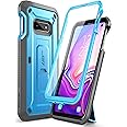 SUPCASE Unicorn Beetle Pro Series Designed for Samsung Galaxy S10e Case (2019 Release) Full-Body Dual Layer Rugged with Holster & Kickstand with Built-in Screen Protector (Slate Blue)