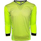 Boy's Goalkeeper Jersey. Youth Padded Soccer Goalie Shirt
