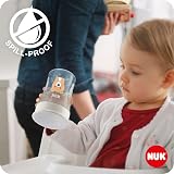 NUK Magic Cup Sippy Cup 360° Anti Spill 230 ml BPA Free Hearts view 3