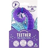 Tentacle Teether &ndash; Made in USA Medical Grade Silicone Teether for Infants &ndash; Multi-Stage Molar Relief &amp; Interactive Parent-Finger Fit &ndash; 0-24 Months