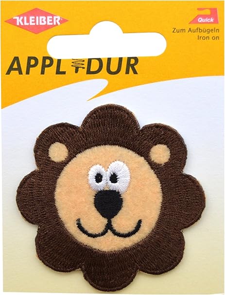 Amazon Com Kleiber 4 5 Cm Small Lion Iron On Patch Kitchen Dining