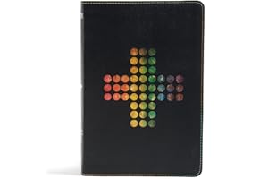 NIV Rainbow Study Bible, Pierced Cross LeatherTouch