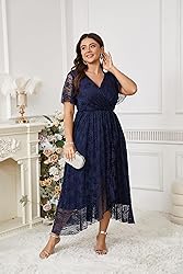 SCOMCHIC Womens Plus Size Wedding Guest Dress