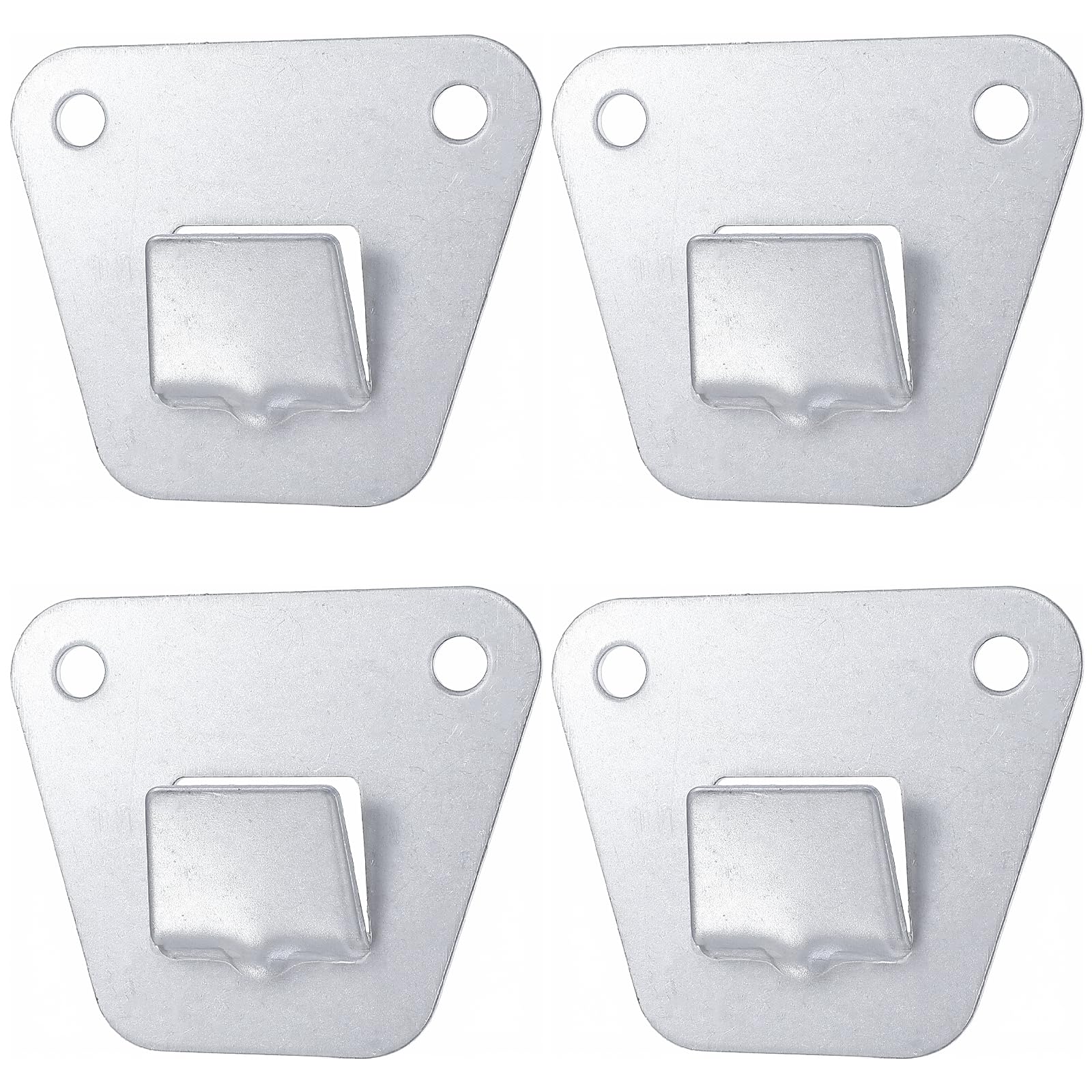 Photo 1 of Styquenzer 4 Set Wall Mounting Fan Brackets, Heavy Duty, Stainless Steel, Galvanized Iron, PP Plastic Frame, Silver, Wall Mount