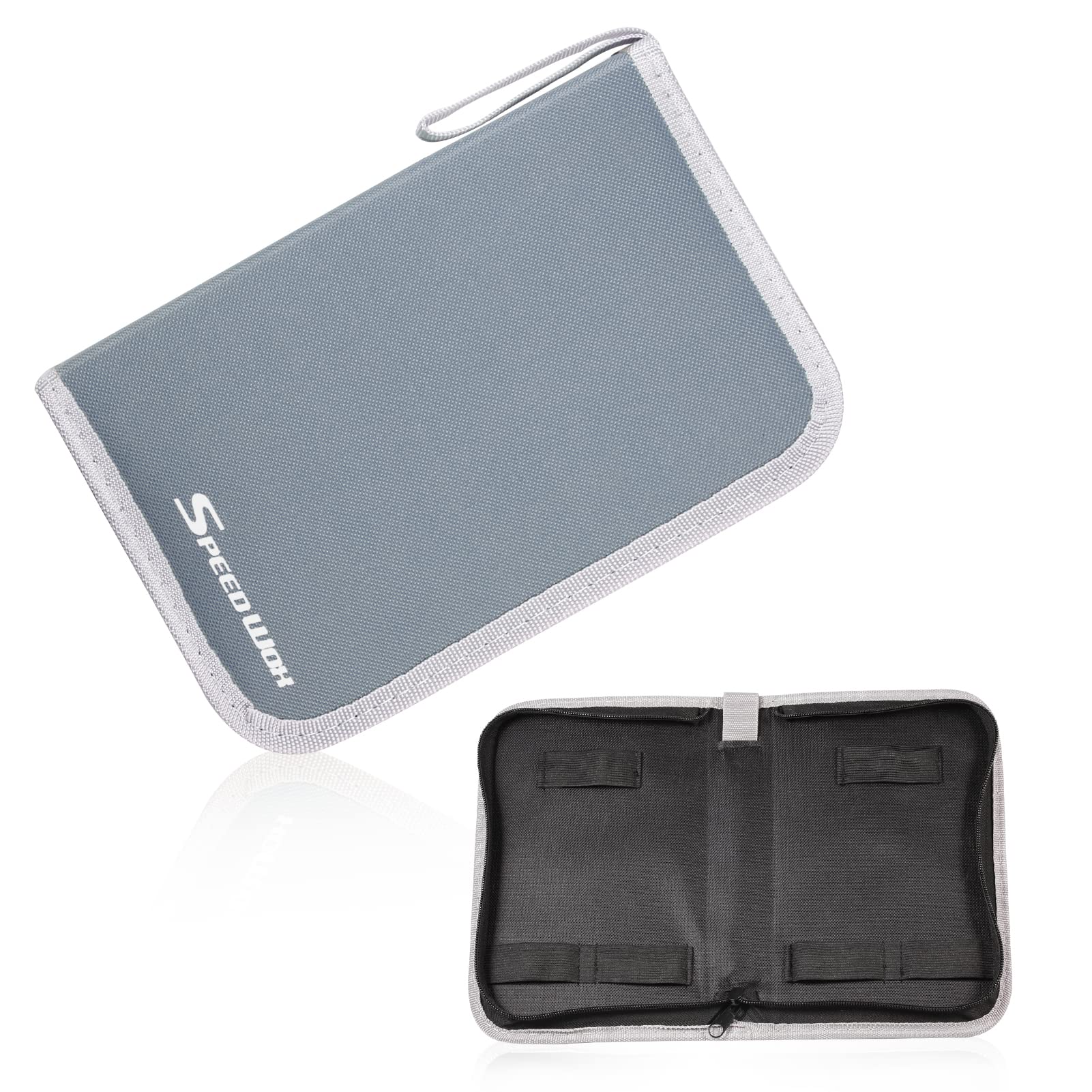 SPEEDWOX Portable Tool Bag Multi-Purpose Storage Bag with Zipper Wear Resistant 600D Oxford Tool Organiser for Pliers Wrench Screwdriver, Blue