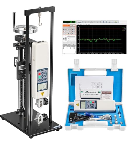 Digital Force Gauge Push and Pull Tester Dynamometer Druck LCD Hochpräzise Schubmesser Messgeräte mit 4 Messeinheiten N/Kg/Lb/Oz-30N