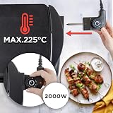 Duronic Crepe Maker Electric Pancake Machine Large Non-Stick Plate Adjustable view 3