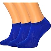RONDO 3 Pack Unisex Ultra Thin Breathable Dry Fit Running Ankle Socks Low Cut for Mens and Womens Mesh Cotton Athletic Socks