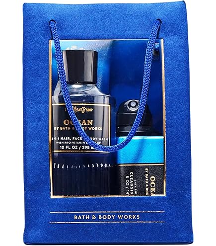 Amazon.com : Bath and Body Works - Ocean - For Men - 3 pc Bundle