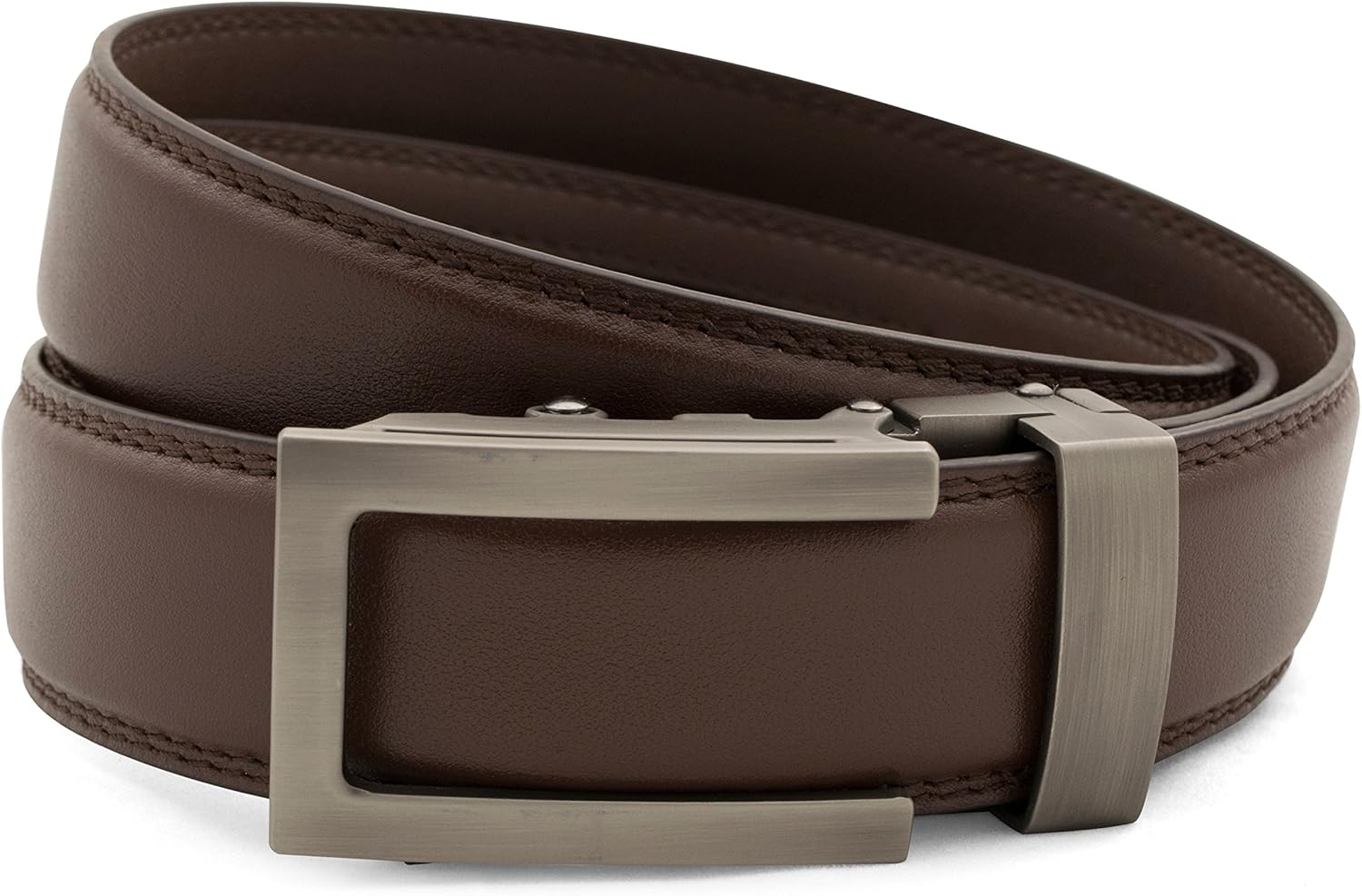 Anson Belt & Buckle Men's 1.25" Traditional Gunmetal Buckle with