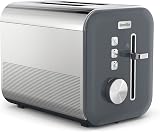 Breville High Gloss 2 Slice Toaster Grey Stainless Steel VTT968