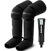 Valentines Day Gifts for Him Her, Men Women, Dad Mom, Mother's Day, Father's Day, Air Compression Massager with Heat for Comprehensive Leg and Foot Therapy, Helpful for Varicose Veins, Cramps, Edema