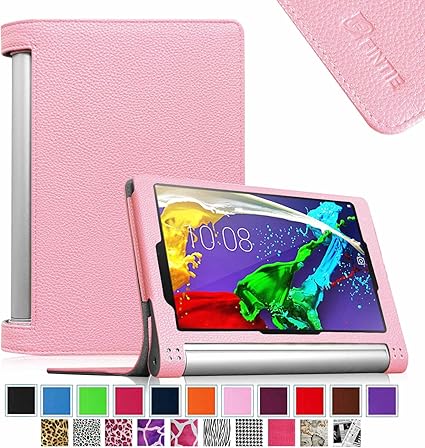 Amazon Fintie Lenovo Yoga Tablet 2 8 インチ 専用保護ケース 超薄型 軽量 スタンド型カバー 高級pu レザー オートスリープ機能 ピンク Fintie タブレットケース 通販