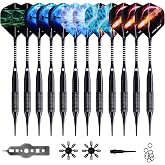 WIN.MAX Darts Plastic tip 12 Pcs Soft tip Darts for Electronic Dart Board