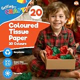 SOL 20pk Large Colourful Tissue Paper Sheets 66x50cm Gift Wrapping view 3