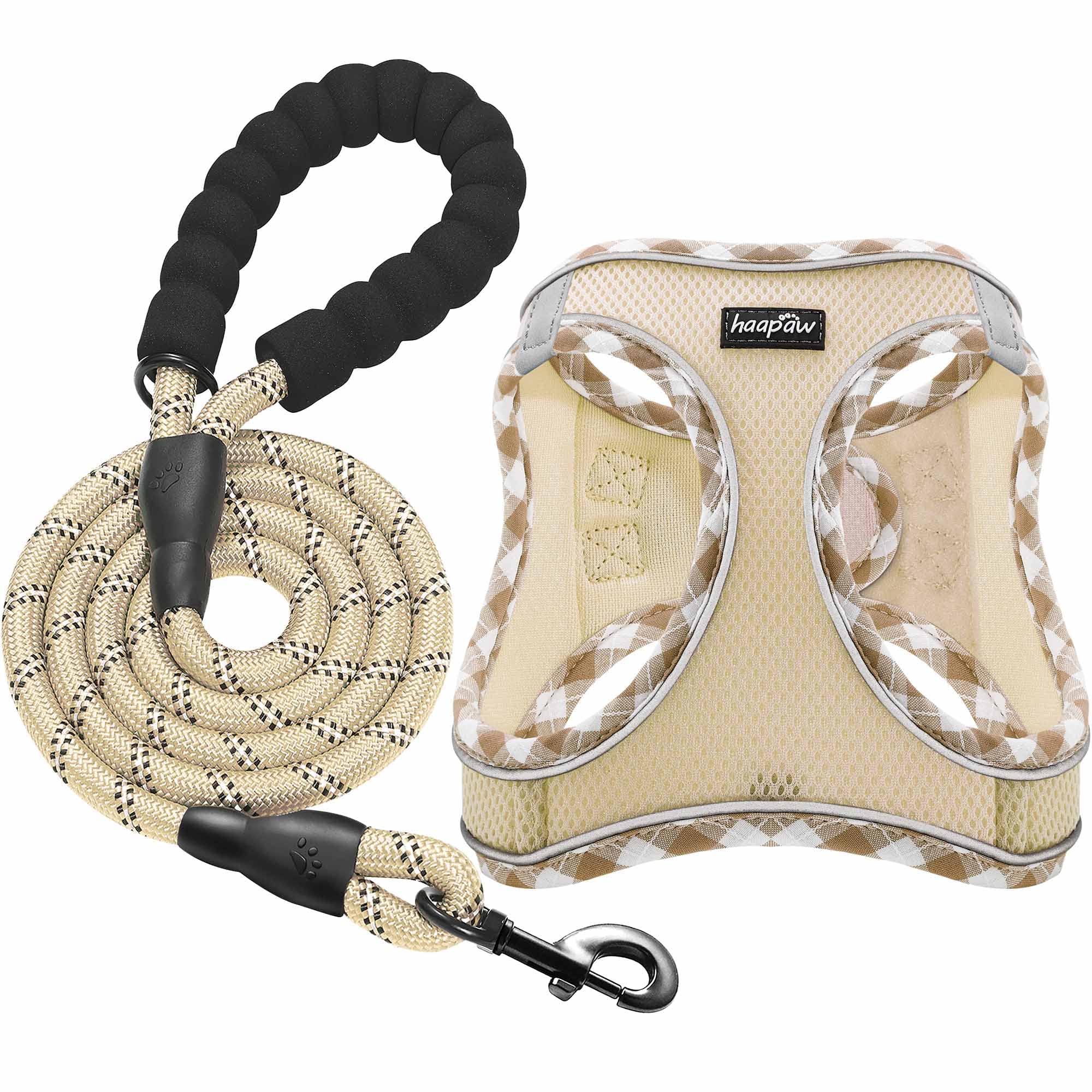 thumbnail image 2 of No-Pull Dog Harness And Leash Set – Adjustable Reflective Vest, Soft Corduroy, XS-XL 2 of 5