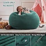 Nobildonna Bean Bag Chair Cover Kids and Adults Plush Toy Organizer Corduroy view 3