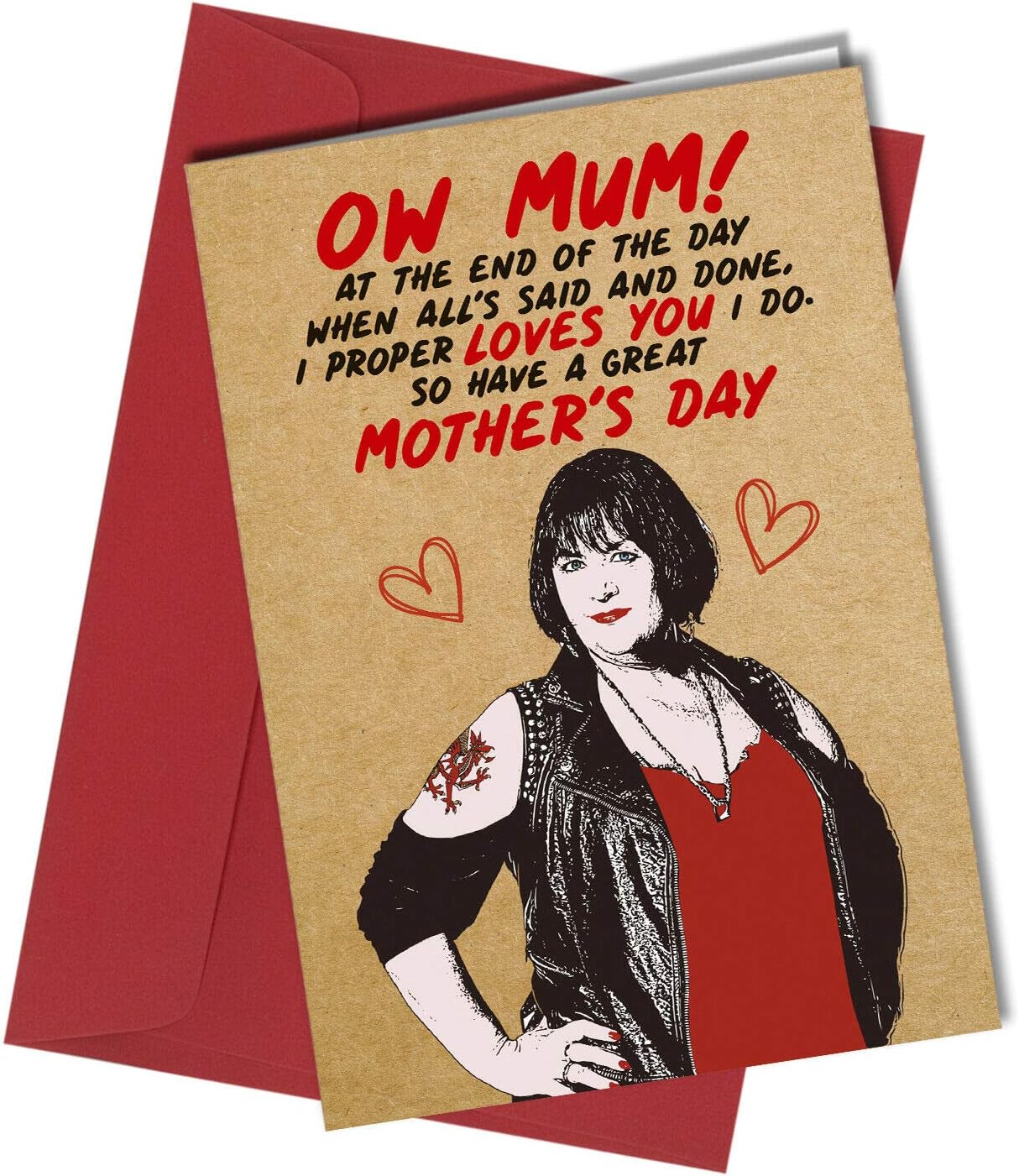 #1270 Funny Gavin & Stacey Mothers Day Card Nessa Cheeky Nessa Love You