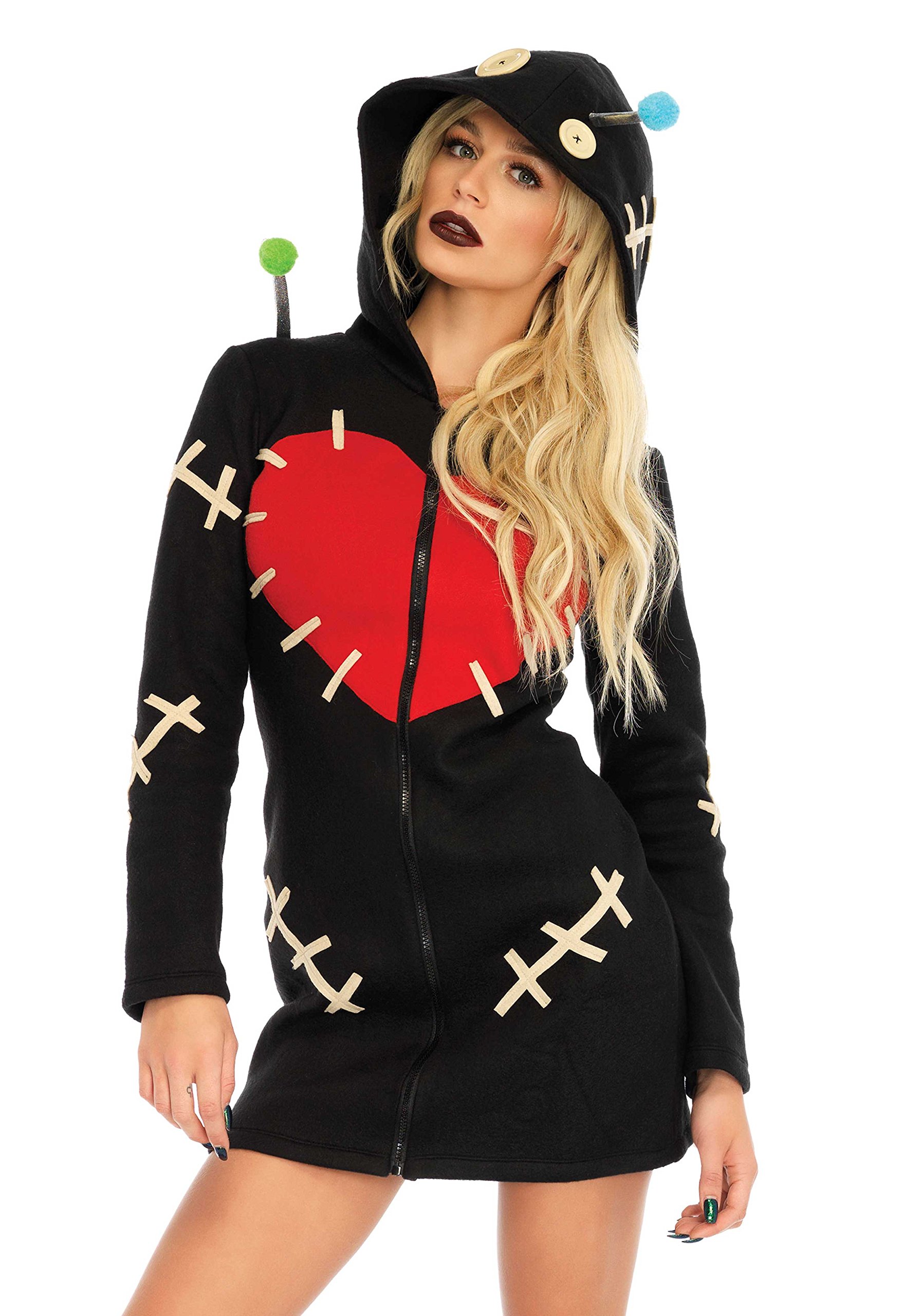 Leg Avenue 86669 - Cozy Voodoo Doll, X-Large (Black)