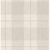 NextWall Lenox Hill Plaid Peel and Stick Wallpaper (Neutral)