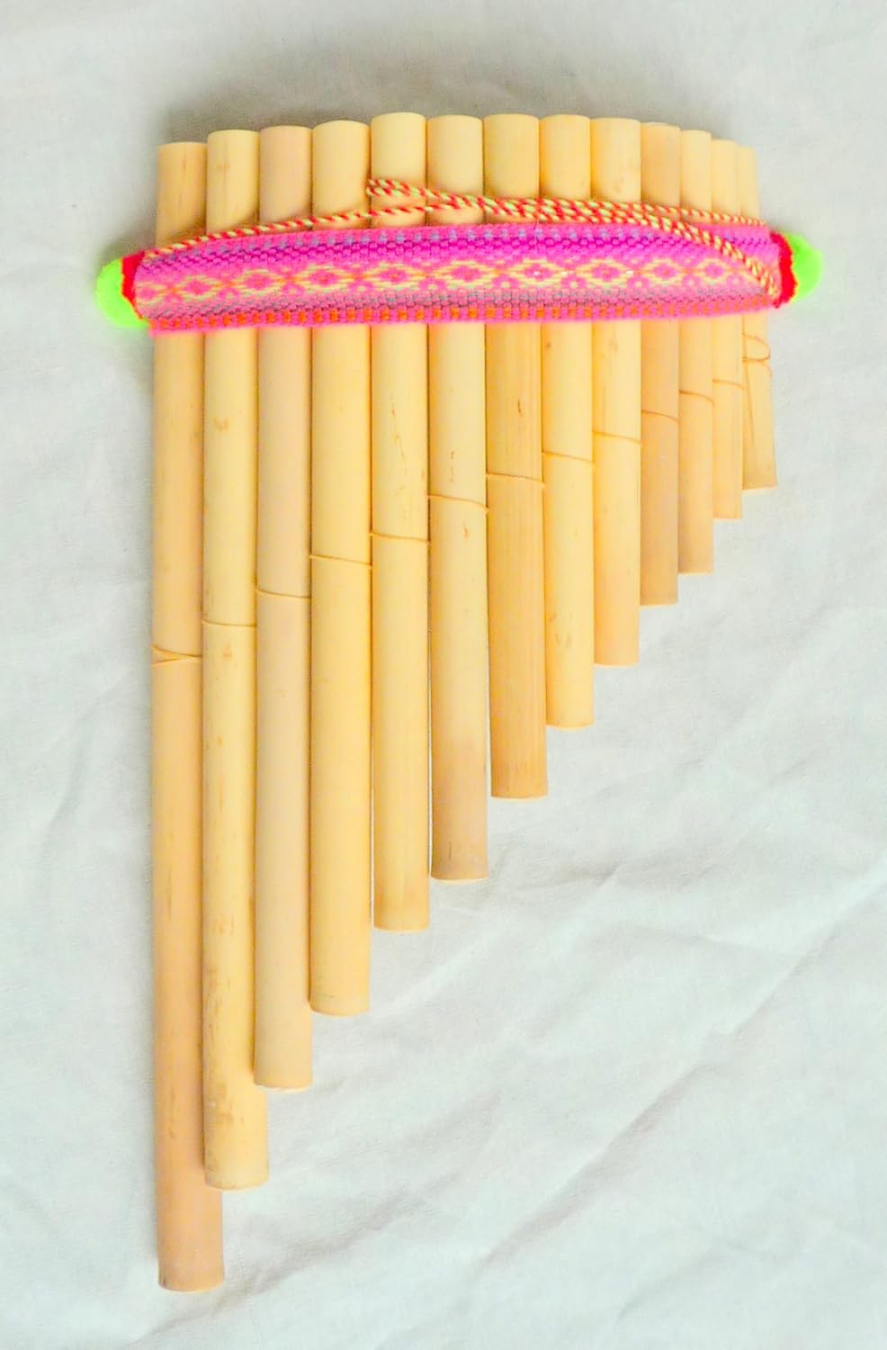 Flûte de bambou à la flute de pan pérou inka nai 30xx18 tuyaux 13 cm