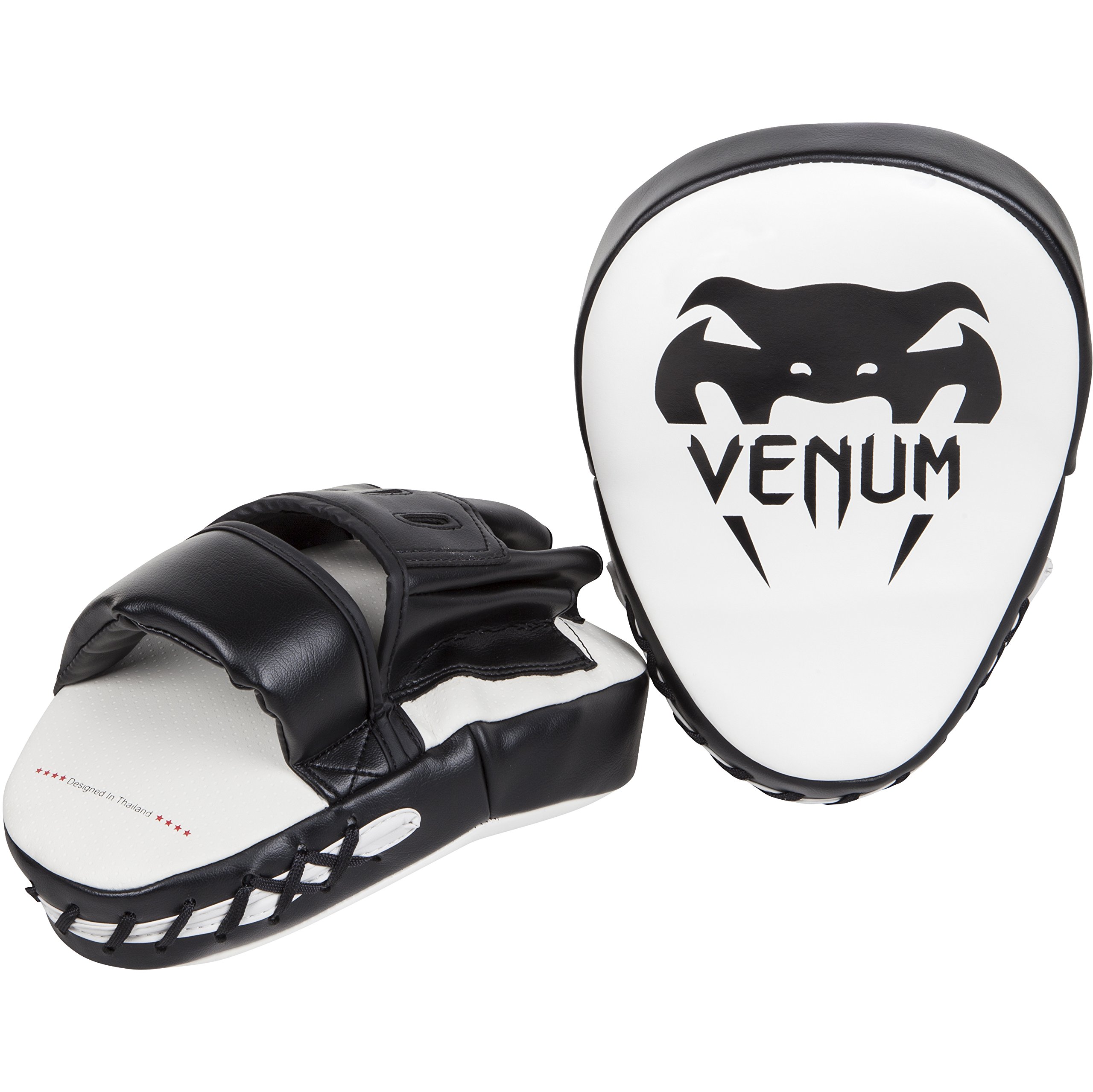 Venum, Light Focus Mitts, Unisex Adult, One Size, White/Black